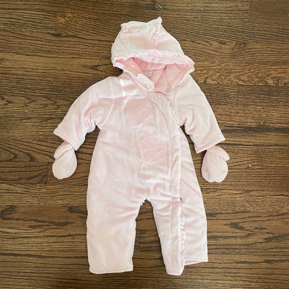 Winter coat onesie